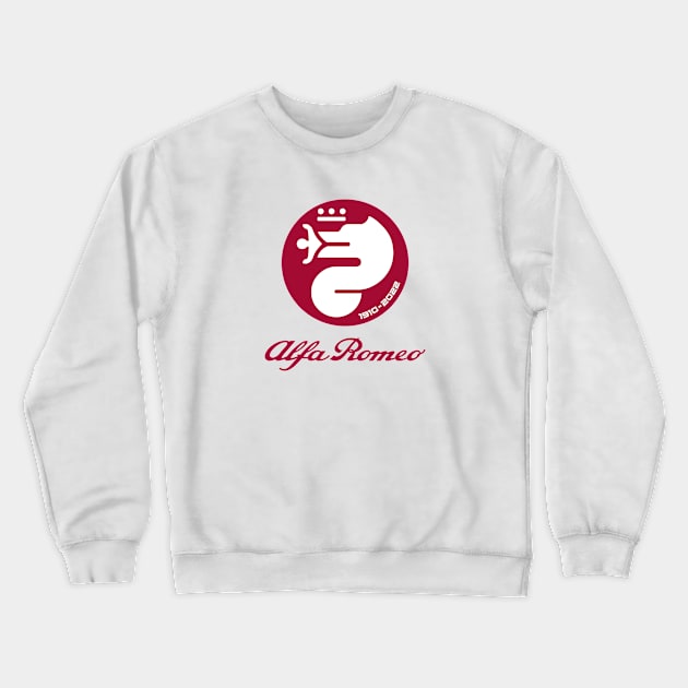 Alfa Romeo Racing Logo 112 years Crewneck Sweatshirt by fmDisegno